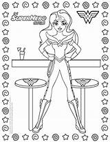Superhero Girl Coloring Pages sketch template