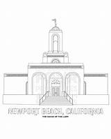 PRINTABLE Newport Beach California LDS Temple Coloring Page  Etsy sketch template