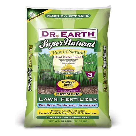 Dr. Earth Organic & Natural Super Natural Pelletized Lawn Fertilizer, 18 lb - Walmart.com ...