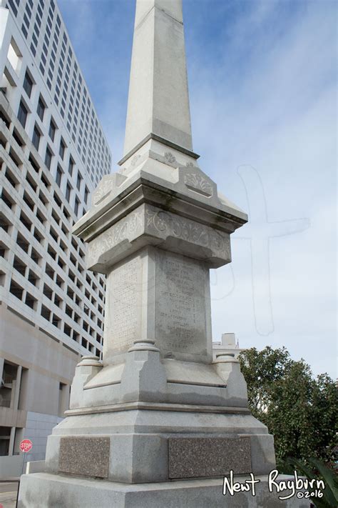 The Battle of Liberty Place monument in New Orleans, Louisiana, January ...