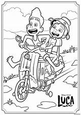 Free Luca Coloring Pages Printable sketch template