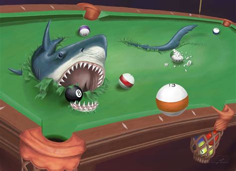 Poolshark by Garv101.deviantart.com on @deviantART | Billiard Art | Pinterest | deviantART, Pool ...