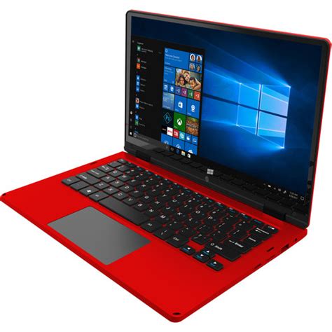 Ematic 11.6" 2-in-1 Laptop (Red) EWT117RD B&H Photo