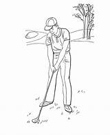 Golf Coloring Page  Home sketch template