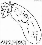 Cucumbers Coloring Pages  ColoringBay sketch template