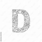 Letter Design Coloring Pages sketch template