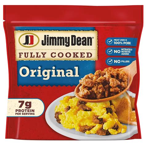 Jimmy Dean Fully Cooked Original Sausage Crumbles - Shop Sausage at H-E-B