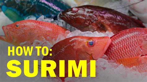 How to make Surimi for business - YouTube