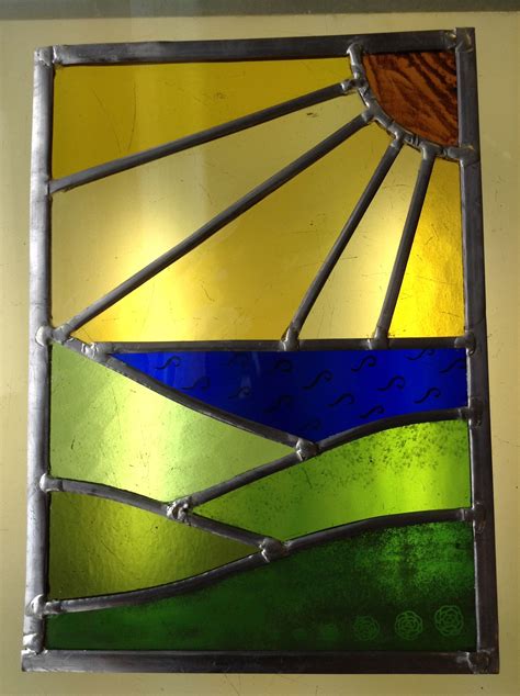 Small leaded panel | Stained glass panels, Stained glass, Glass panels