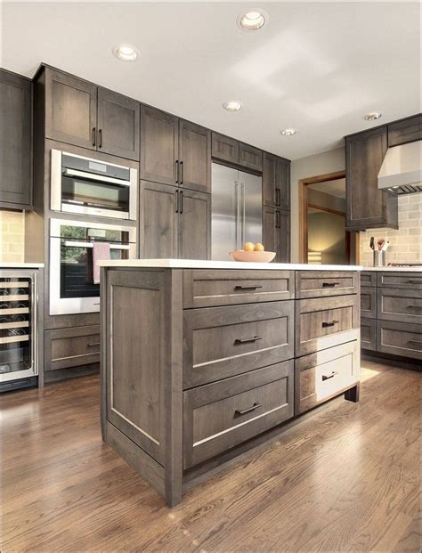interior grey stained kitchen cabinets grey stained kitchen Grey Stained Kitchen Cabinets ...