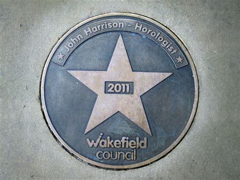 Read the Plaque - Wakefield Stars:- John Harrison, clockmaker