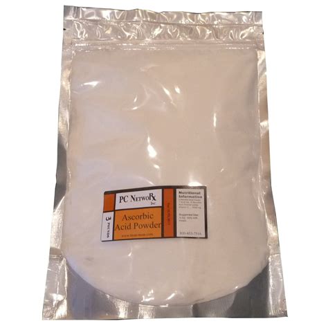 3 lb Bulk Ascorbic Acid Powder | NewStore : PC NetwoRx Inc.