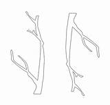 twigs coloring page Twig Clipart Hand Drawn Dividers To Decorate Your  sketch template