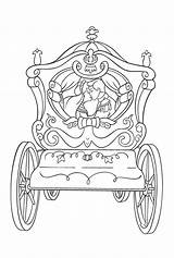 Cinderella Carriage Coloring Pages  Home sketch template