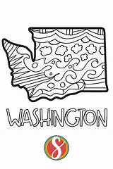 Free Washington Coloring Pages — Stevie Doodles sketch template