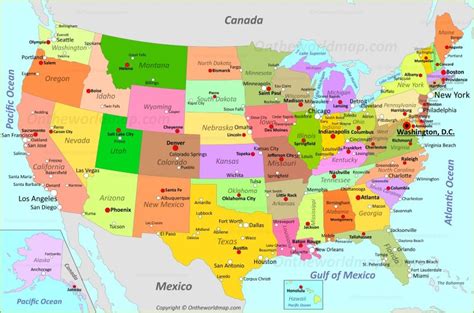 USA Map | Maps of the United States of America