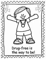 Red Ribbon Week Coloring Pages Printable Coloring sketch template
