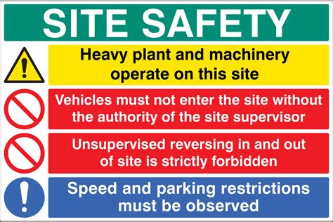 Site Safety Board 6415 | SSP Print Factory