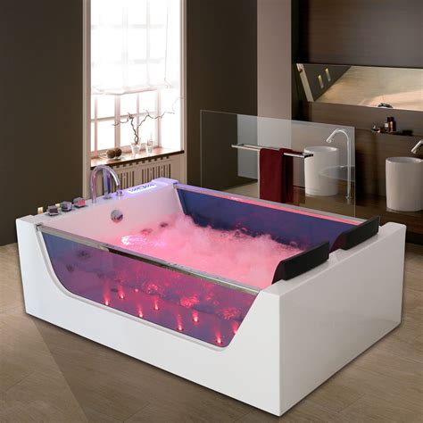 Luxury Whirlpool Bath 20 Jacuzzi Massage Jets Shower SPA 2 Person ...