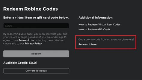 How to redeem a Roblox Gift Card