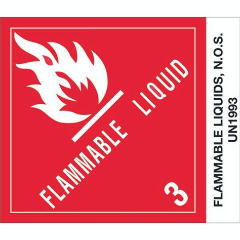 Paper Hazardous Shipping Labels - Flammable Liquid | Berlin Packaging