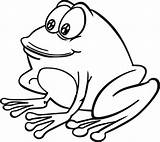 Cartoon Amphibian Frog Coloring Page  Wecoloringpagecom sketch template