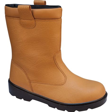 DELTA PLUS Brown Fur-Lined Rigger Safety Boots | PARRS