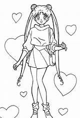 100 Coloring Pages Of Sailor Moon Download And Print For Free sketch template