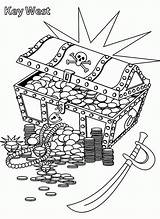 Printable Pirate Treasure Map Coloring Page Sketch Coloring sketch template
