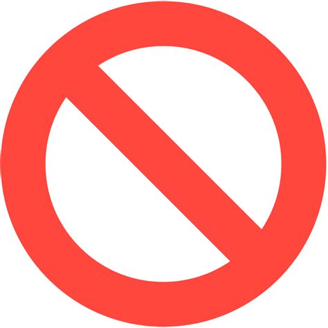 Traffic sign No symbol Emoji Warning sign - Prohibited png download ...