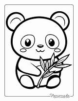 Free Printable Panda Coloring Pages For Kids sketch template