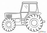 Tractor  Coloring Pages For Kids sketch template