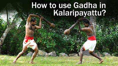 How to use Gadha in Kalaripayattu | Oldest Martial Art-form | Mace ...