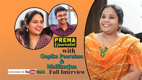 Gopika Poornima & Mallikarjun | Prema the Journalist #11 | Exclusive Interview - YouTube