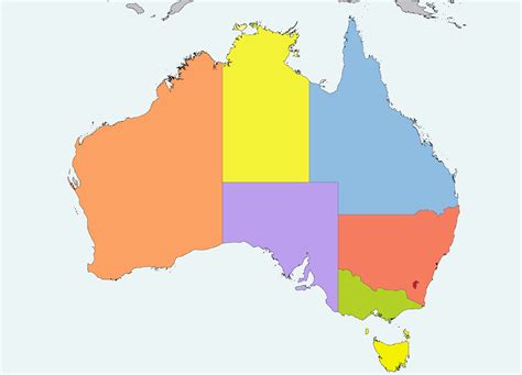 Australia States And Capitals Map List Of Australia S - vrogue.co