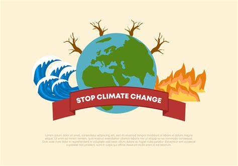 Climate change and saving the planet poster background. 5580139 Vector Art at Vecteezy