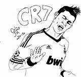 Cristiano Ronaldo Coloring Pages At GetColoringscom  Free Printable sketch template