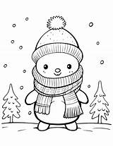 50 Winter Coloring Pages Free Sheets For Kids sketch template