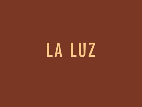 LA LUZ chocolate brand font design by TPT on Dribbble