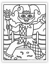 Mardi Gras Coloring Pages Free PDF Printables  Simply Love sketch template