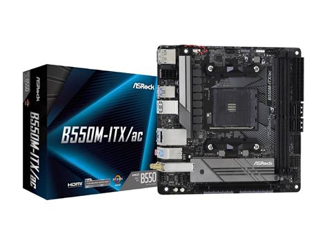 ASRock B550M-ITX/AC AM4 Mini ITX AMD Motherboard - Newegg.com