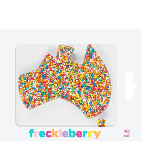 Freckleberry - Australia Map - Freckleberry Chocolate Factory