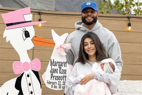 Dak Prescott and Girlfriend Sarah Jane Ramos Introduce Daughter Margaret Jane Rose: 'Biggest ...