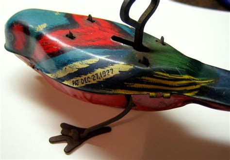 Vintage Metal Wind-Up Bird from 1927 or so. | The thing work… | Flickr