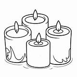 Free Candle coloring Pages – Coloring Corner sketch template