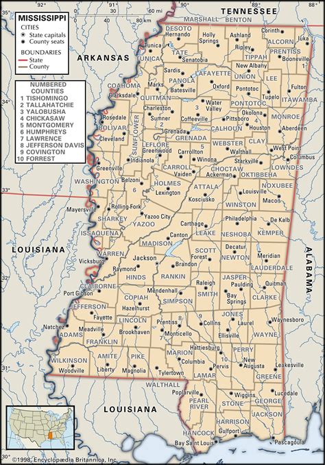 Tallahatchie River Map