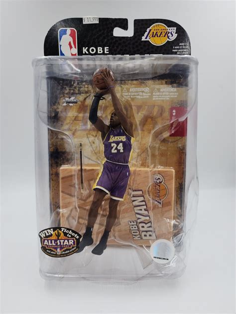 McFarlane Toys NBA Series 15 KOBE BRYANT PURPLE Jersey #24 Los Angeles ...