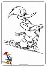 Woody Woodpecker Printable Coloring Pages Coloring sketch template