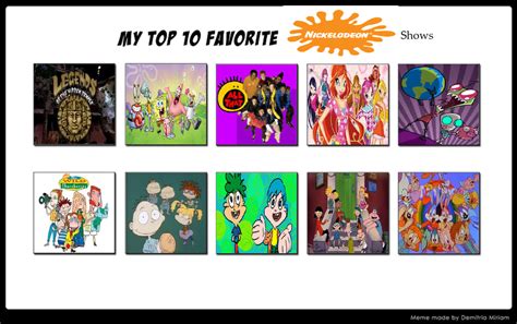 My Top 10 Favorite Nick Shows by Amelia411 on DeviantArt