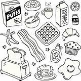 Breakfast Coloring Page Peanut Pages sketch template
